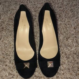 Kate Spade black heels Sz 7